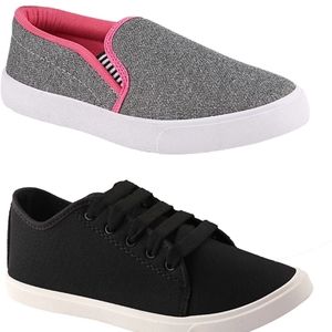 Black and grey shoes combo (Casual Wear)